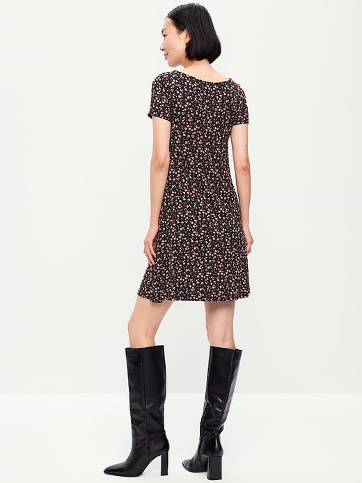 Old Navy Short-Sleeve Mini Swing Dress — photo 3