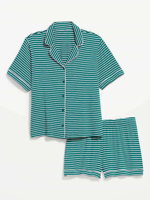 Old Navy Sunday Sleep Knit Jersey Short Set — photo 4