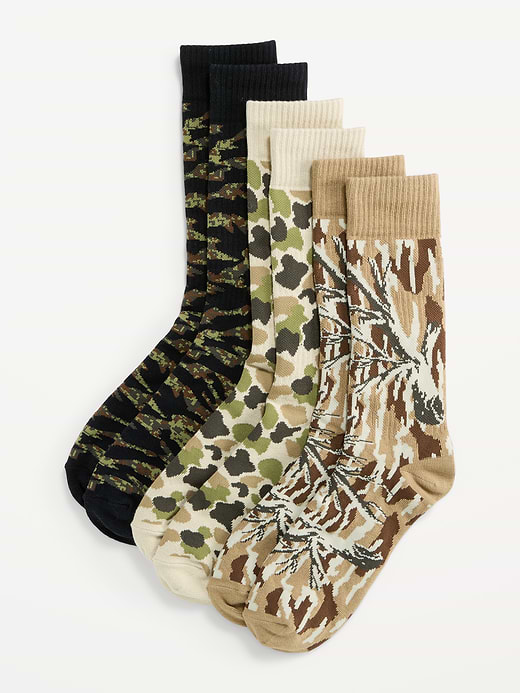 Old Navy Marled Boot Socks 3-Pack — photo 1