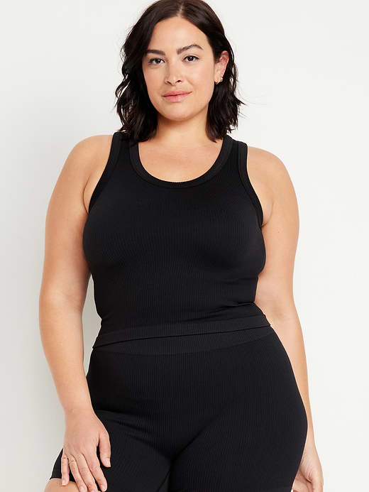 Old Navy Exhale Seamless Fitted Rib Tank — photo 8