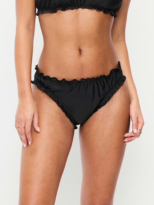 Old Navy Mid-Rise Ruffle Trim Swim Bottoms — photo 1