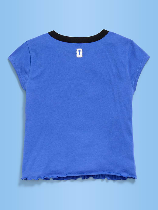 Old Navy FIFA World Cup 26™ Brazil Smocked Graphic T-Shirt for Girls — photo 3