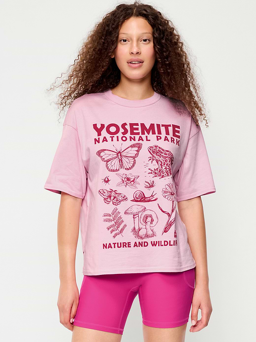 Old Navy Yosemite National Park Crew-Neck Oversized T-Shirt — photo 1