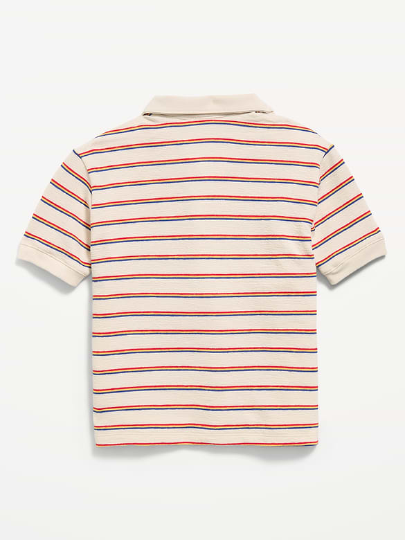 Old Navy Short-Sleeve Textured-Knit Polo Shirt for Boys — photo 3