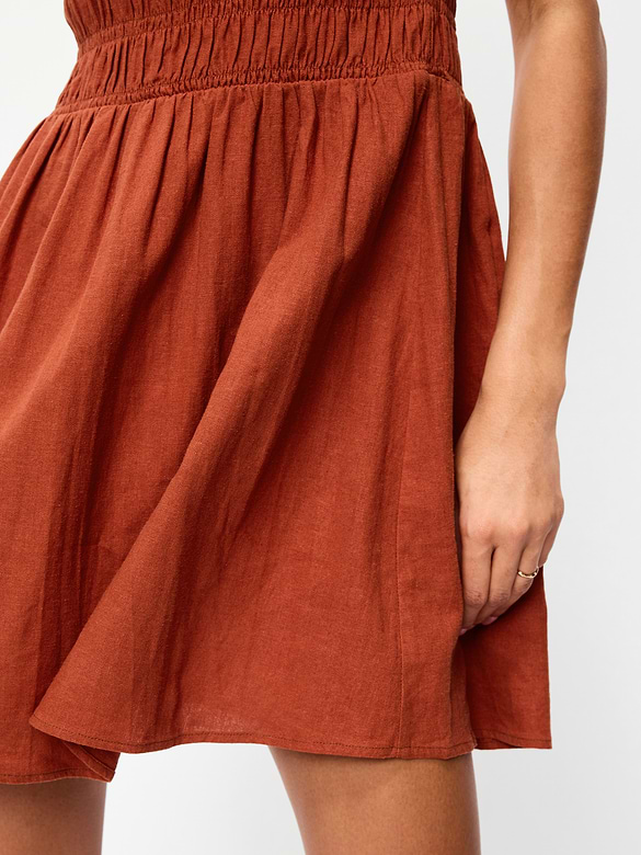 Old Navy Smocked-Bodice Fit & Flare Mini Dress — photo 5