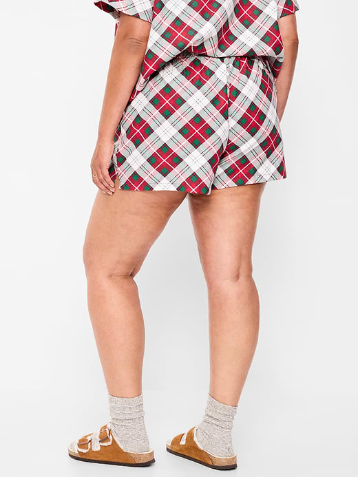 Old Navy Flannel Boxer Pajama Shorts for Women — photo 8