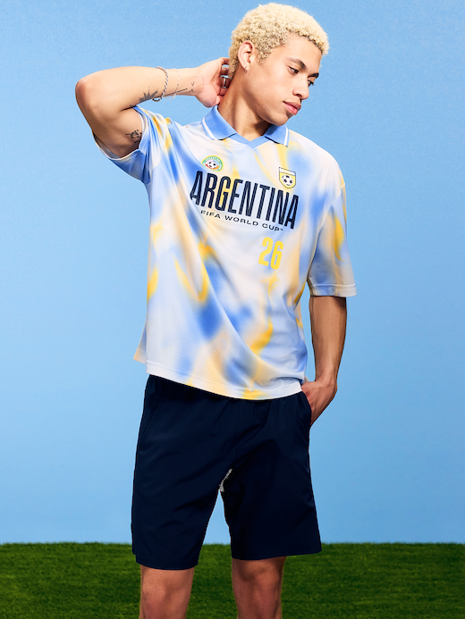 Old Navy FIFA World Cup 26™ England Lifestyle Collared Jersey T-Shirt for Men — photo 6