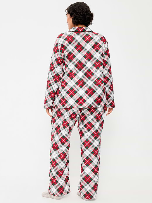 Old Navy Printed Flannel Pajama Pant Set for Women — photo 8