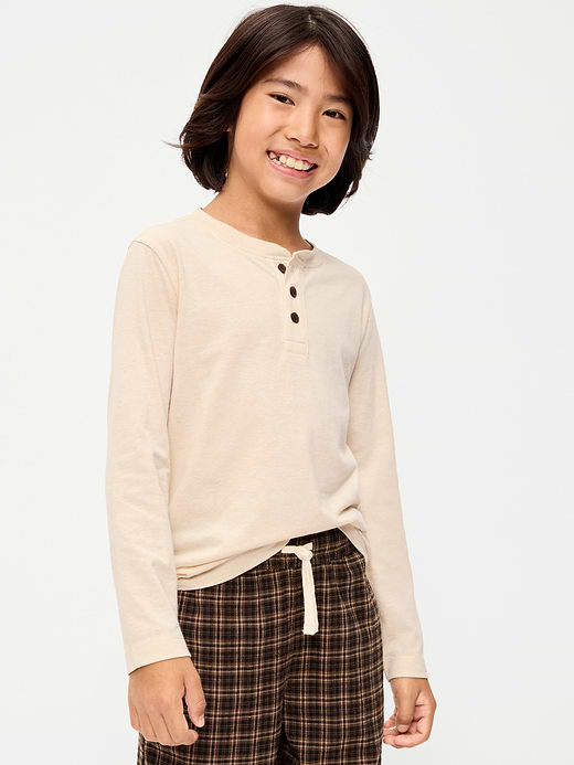 Old Navy Softest Long-Sleeve Henley T-Shirt for Boys — photo 1