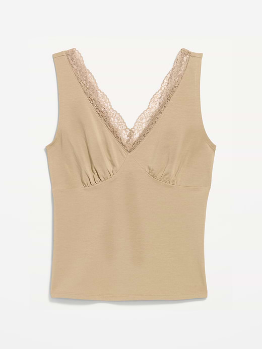 Old Navy Sleeveless Lace-Trim V-Neck Top — photo 6