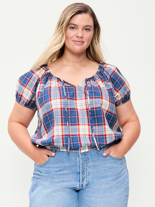 Old Navy Short-Sleeve Bubble Top — photo 8