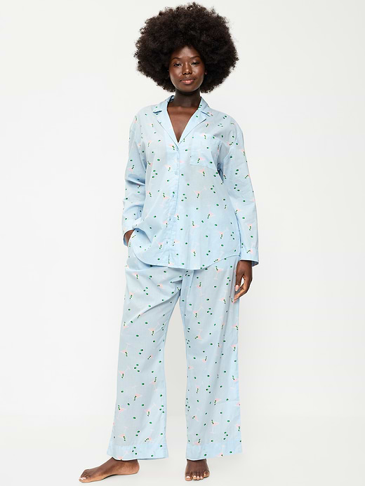 Old Navy Poplin Pajama Pant Set — photo 6