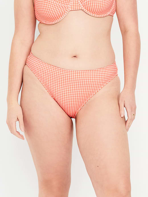 Old Navy Mid-Rise Textured Bikini Swim Bottoms — photo 6