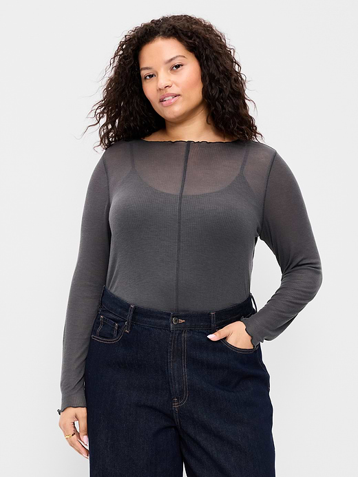 Old Navy Lettuce-Edge Tissue T-Shirt — photo 8