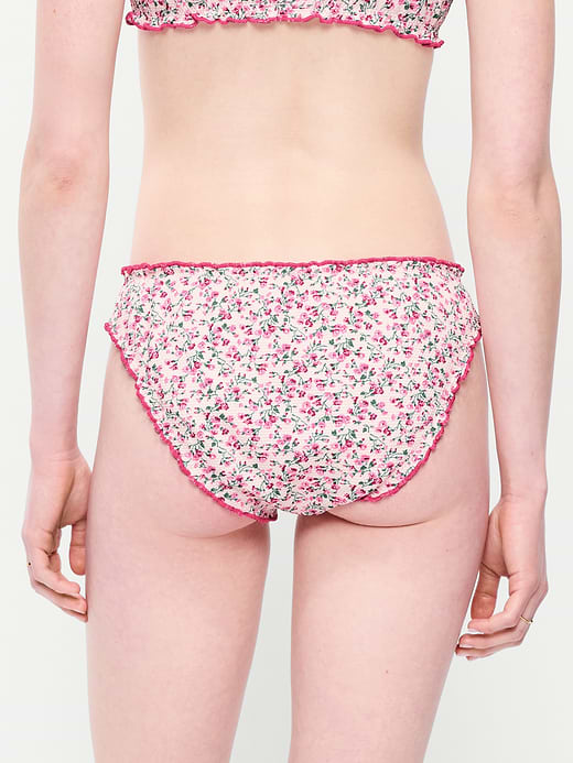 Old Navy Mid-Rise Ruffle Trim Swim Bottoms — photo 3