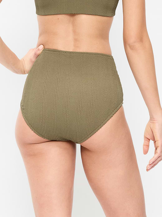 Old Navy High-Waisted Ribbed Bikini Swim Bottoms — photo 3