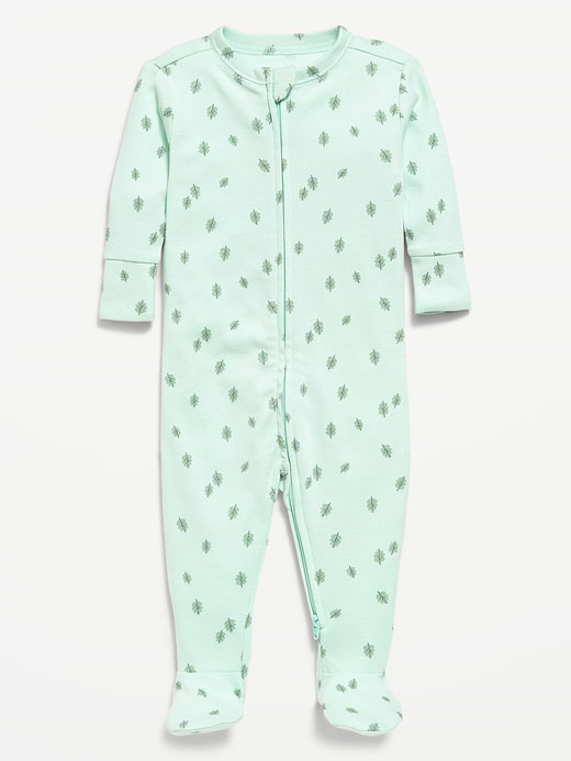 Old Navy Snug-Fit 2-Way-Zip Sleep & Play Footed One-Piece for Baby — photo 1