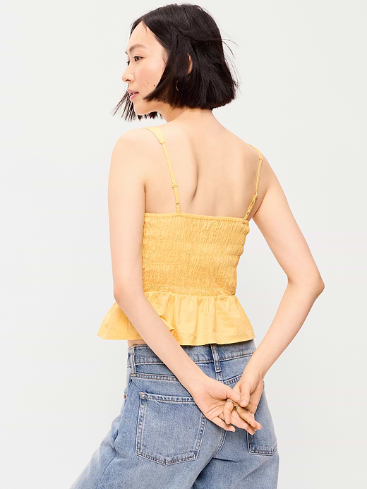 Old Navy Smocked Peplum Tank Top — photo 3