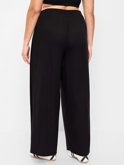 Old Navy High-Waisted Bounce Lite Drapey Wide-Leg Pleated Pants — photo 8