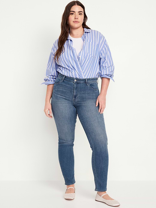 Old Navy High-Waisted Wow Straight Ankle Jeans — photo 6