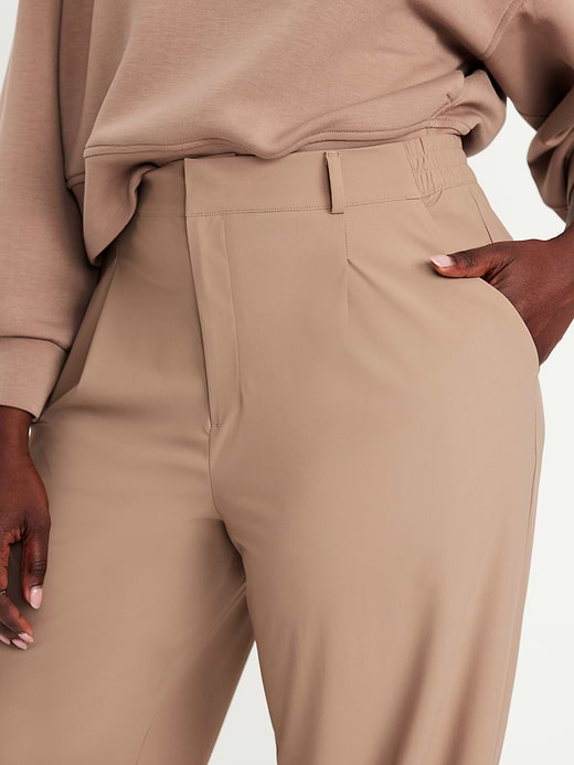 Old Navy High-Waisted SleekTech Trouser Pants — photo 4