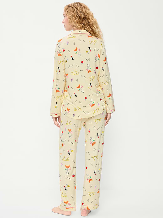Old Navy Sunday Sleep Knit Jersey Pant Set — photo 3