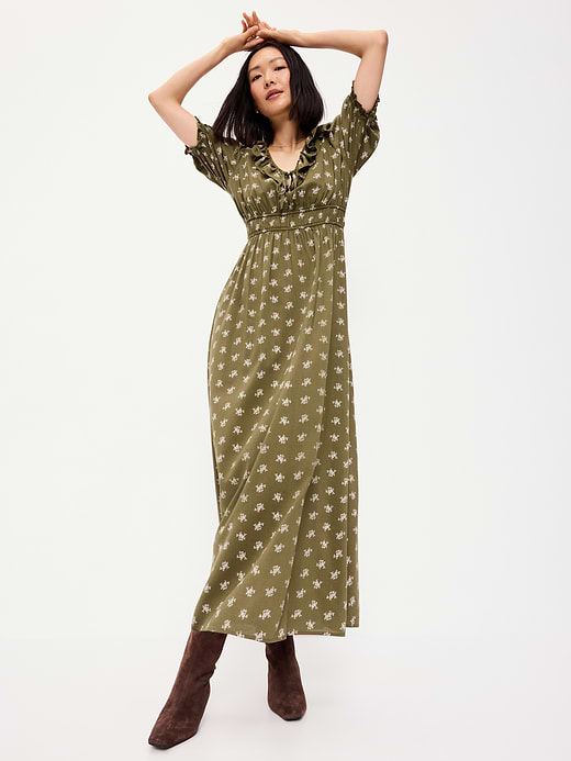 Old Navy Ruffle-Collar Boho Maxi Dress — photo 4