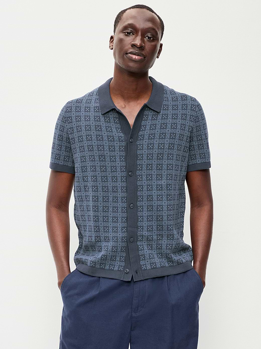 Old Navy Short-Sleeve Sweater Shirt — photo 1