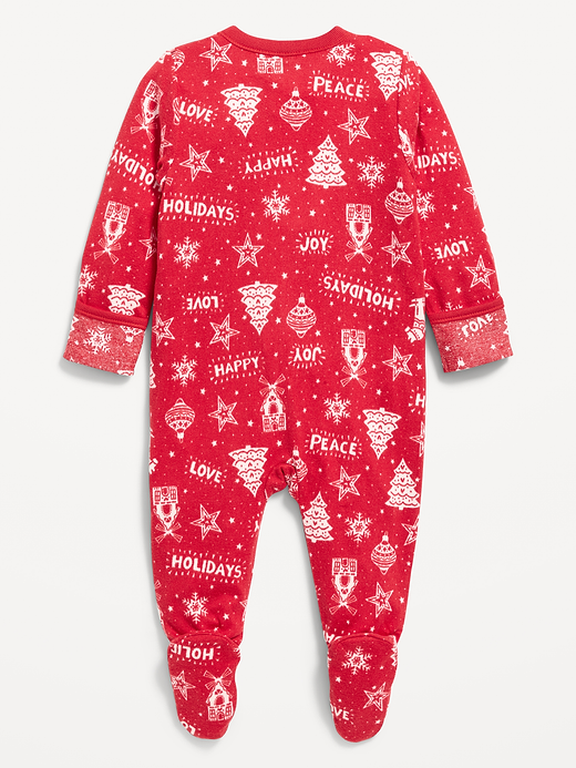 Old Navy 2-Way-Zip Sleep & Play Footed One-Piece for Baby — photo 4