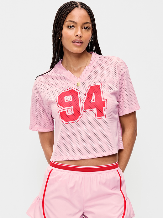 Old Navy Mesh Jersey Football Top — photo 1