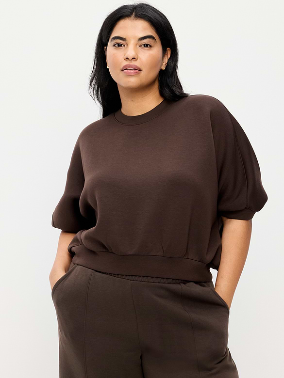 Old Navy Bounce Fleece Dolman-Sleeve Top — photo 6