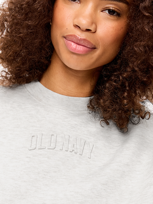 Old Navy Bounce Fleece Quilted Crew-Neck Top — photo 5