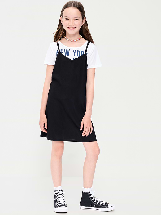 Old Navy Short-Sleeve Graphic T-Shirt and Dress Set for Girls — photo 1