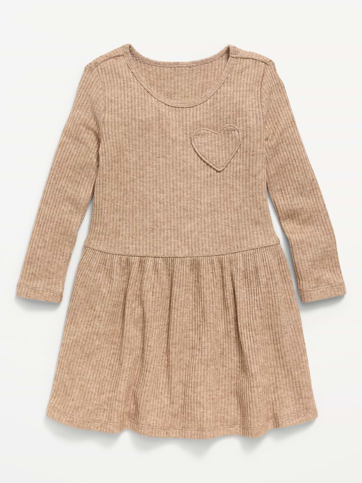 Old Navy Printed Long-Sleeve Drop-Waist Dress for Toddler Girls — photo 1