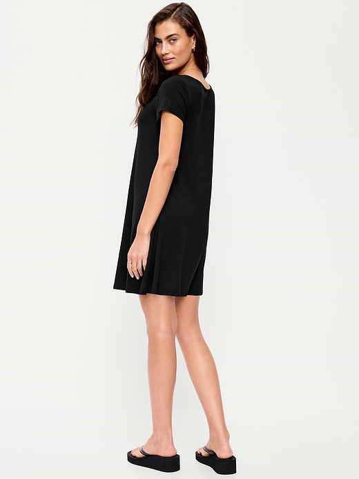 Old Navy Short-Sleeve Mini Swing Dress — photo 3