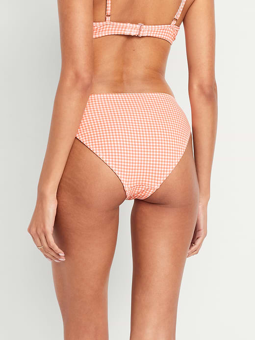 Old Navy Mid-Rise Textured Bikini Swim Bottoms — photo 3