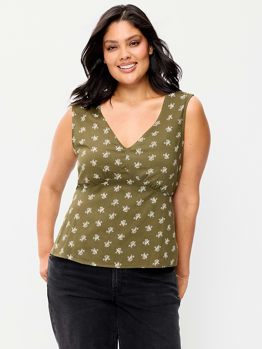 Old Navy Sleeveless V-Neck Tie-Back Top — photo 8
