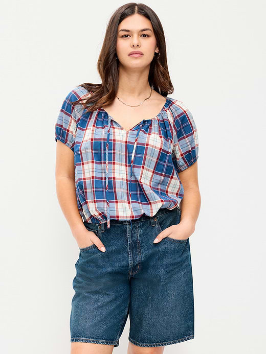 Old Navy Short-Sleeve Bubble Top — photo 6