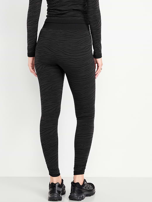 Old Navy High-Waisted Seamless Jacquard Leggings — photo 3