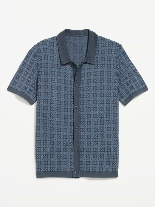 Old Navy Short-Sleeve Sweater Shirt — photo 5