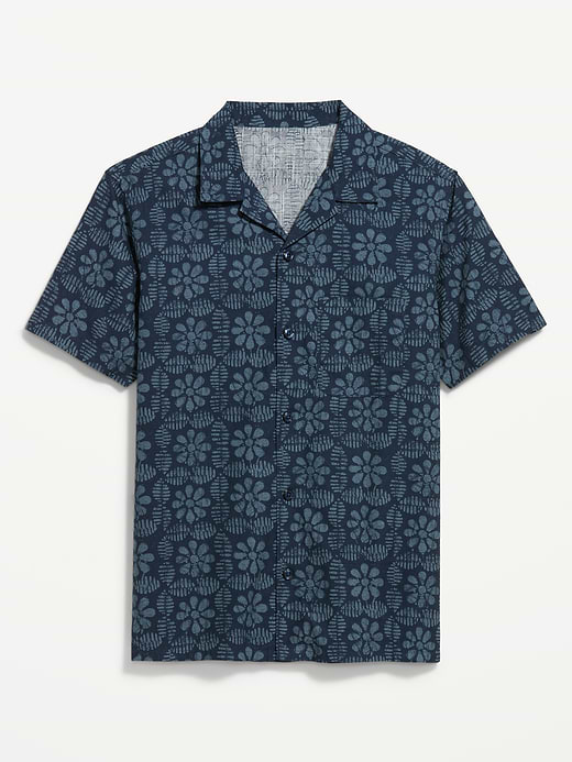 Old Navy Short-Sleeve Floral Camp Shirt — photo 5