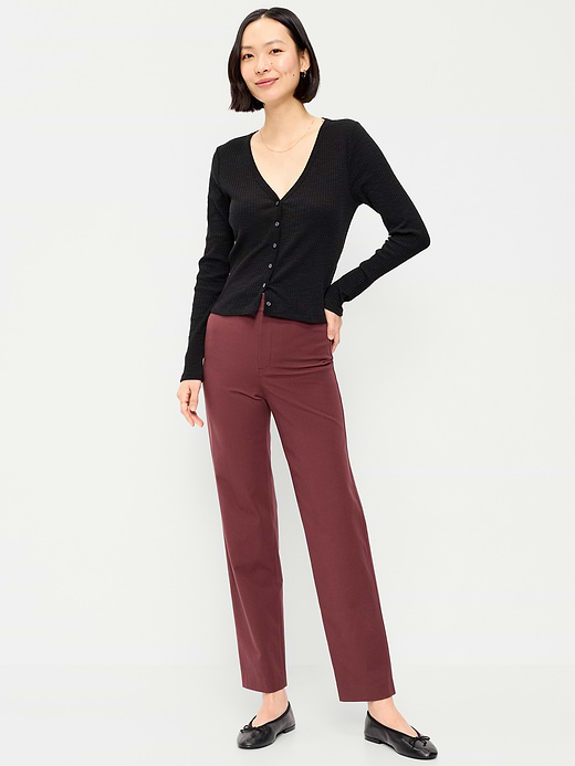 Old Navy High-Waisted Pixie Straight Pants — photo 1