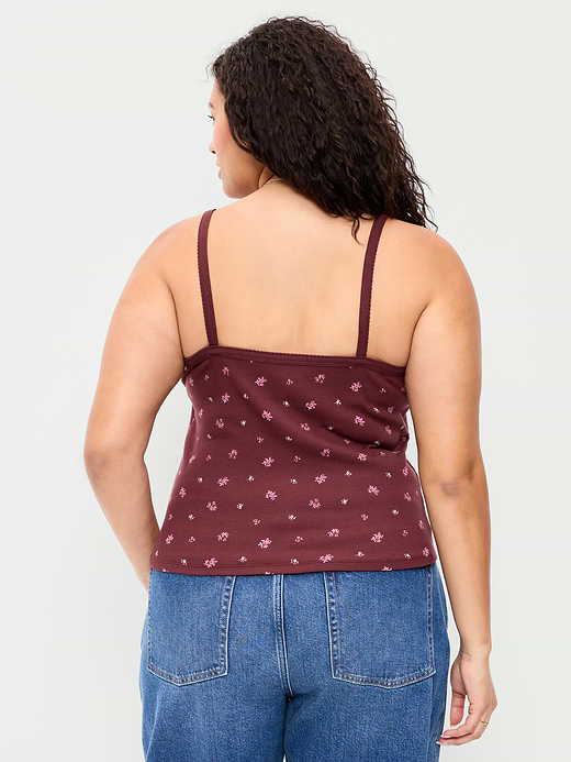 Old Navy Button-Front Cami Tank Top — photo 9