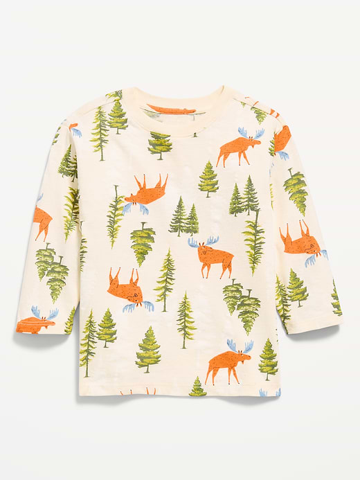 Old Navy Printed Long-Sleeve Unisex T-Shirt for Toddler — photo 1