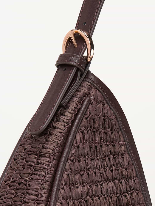 Old Navy Oversized Raffia Hobo Bag — photo 6