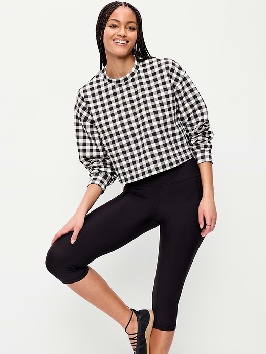 Old Navy Dynamic Fleece Oversized Crop Sweatshirt — photo 4