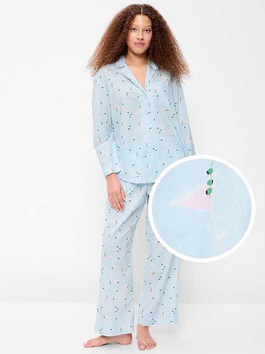 Old Navy Poplin Pajama Pant Set — photo 1