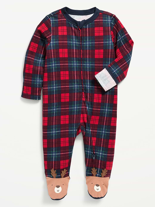 Old Navy 2-Way-Zip Sleep & Play Footed One-Piece for Baby — photo 3