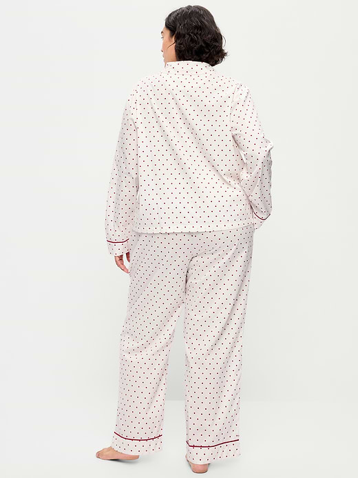 Old Navy Tie-Front Poplin Pajama Pant Set — photo 9