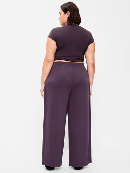 Old Navy High-Waisted Bounce Lite Drapey Wide-Leg Pleated Pants — photo 8